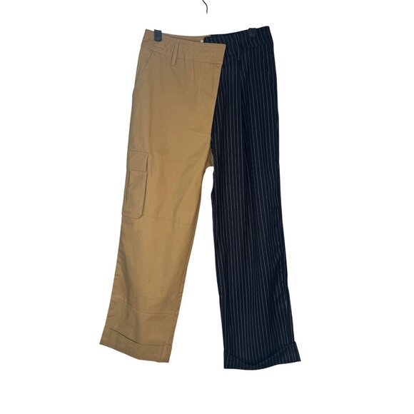 2/$30 NWT Choosy Size 4 Womens Two-Tone High Rise Cargo & Pinstripe Pants - Picture 16 of 16